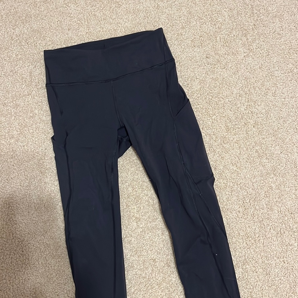 Outdoor Voices black leggings with pockets and adjustable waistband size XS